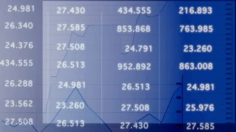 World of statistics and numbers Video stock 11399214