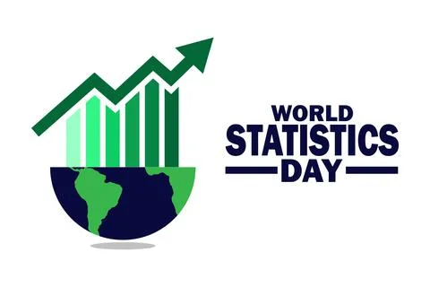 World Statistics Day Vector illustration Ilustración de archivo