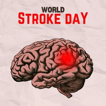 World Stroke Day Stock Illustration