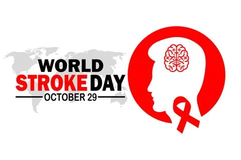World Stroke Day Vector illustration 스톡 일러스트