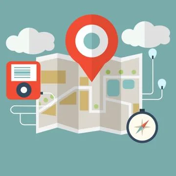 World target, vector icon Stock Illustration