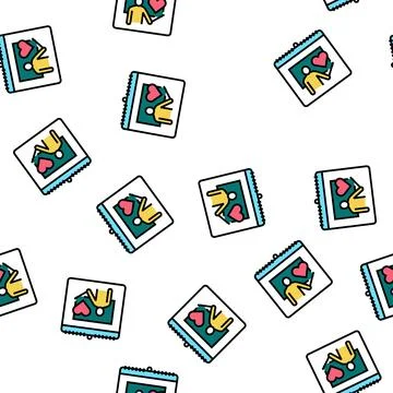 World teacher day vector seamless pattern Stock Illustration