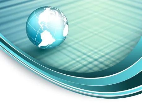 World techno backdrop Stock Illustration