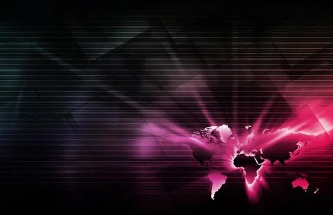 World technology background Stock Illustration