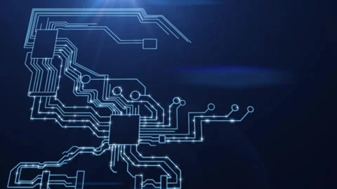 The world of technology is changing the future of humanity as strongly and ra Stock Footage 244164958