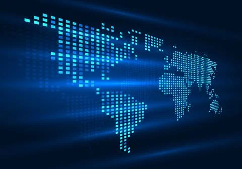 World of technology Stockillustratie