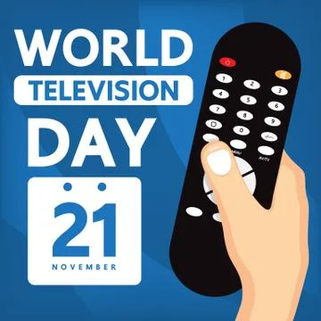 World television day . vector design . Stock Illustration
