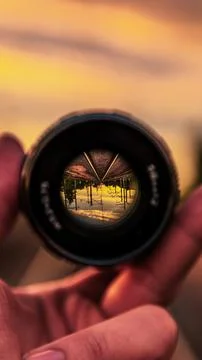 World Through the Lens Stock Photos