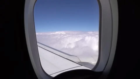 The World Through Plane Windows: A Visual Journey Video stock 248774991