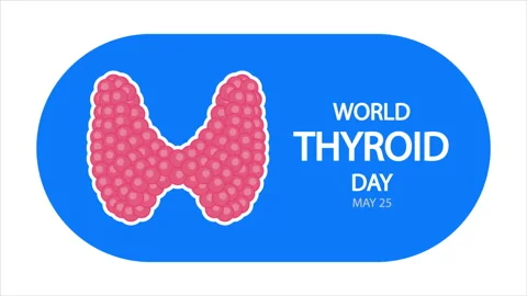 World Thyroid Day 25 May Stock Footage 194828233
