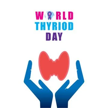 World Thyroid Day banner Stock Illustration