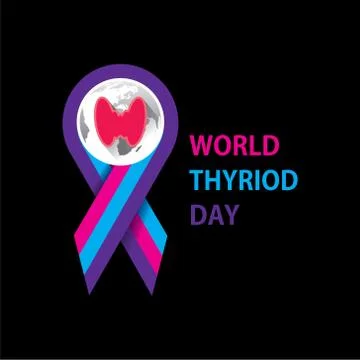 World Thyroid Day banner Stock Illustration