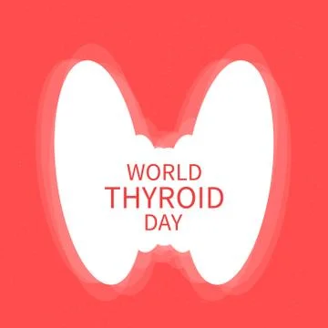 World Thyroid Day illustration Stock Illustration