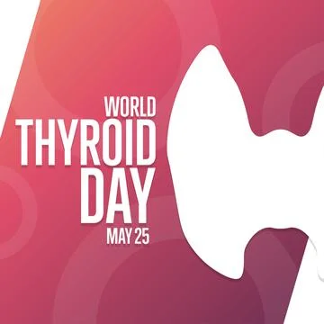 World Thyroid Day. May 25. Holiday concept. Template for background, banner Illustrazione stock