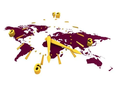 World time 스톡 일러스트