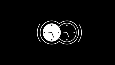 World Time Synchronization Stock Footage 336061989