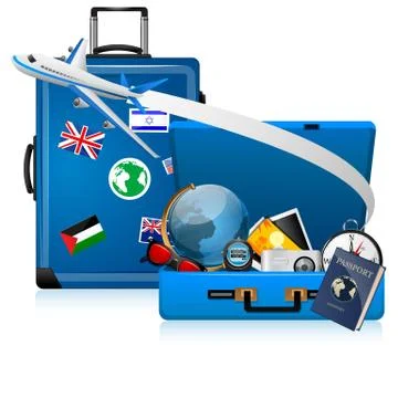 World tour Stock-Illustration