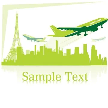 World tour Illustrazione stock