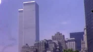 World Trace Center Twin Towers 911 Wtc 1970S Vintage Film Home Movie 10006 Stock Footage