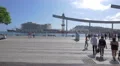 World Trade Center Barcelona building in the harbor 4k or 4k+ Resolution