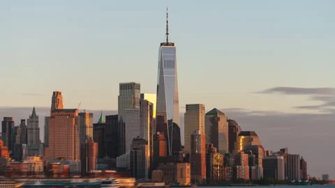 World Trade Center Hyperlapse Stock Footage 194458611