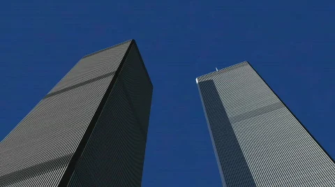 World Trade Center - Pan Upward 1080p Stock Footage