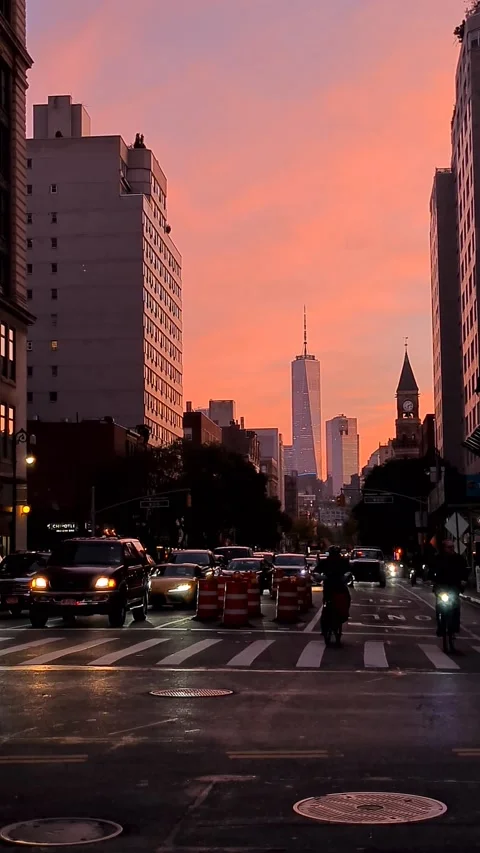World Trade Center Sunset 動画素材 229810107