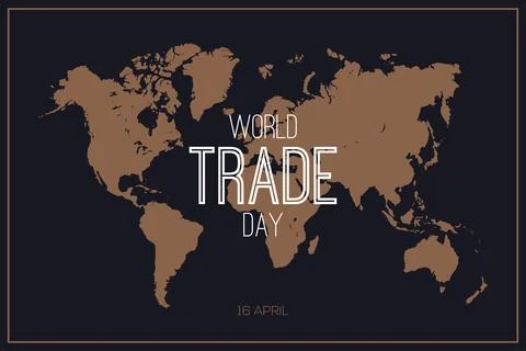 World Trade Day vector background  design Stock Illustration