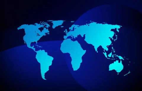 World trade map background conection internet communication Stock Illustration
