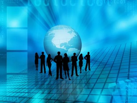 World trading 스톡 일러스트