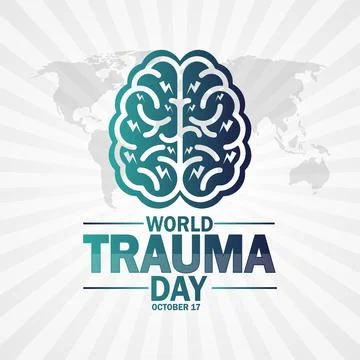 World Trauma Day Illustrazione stock