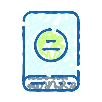 World travel document with global identity symbol Stock Illustration