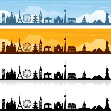 World travel Stock Illustration