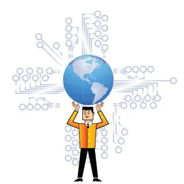 World travel Stock Illustration