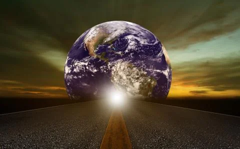 World Trends Concept Background Stock Photos