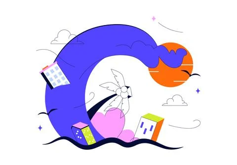World Tsunami Awareness Day Vector Illustration Featuring Disaster Prepared.. Ilustración de archivo