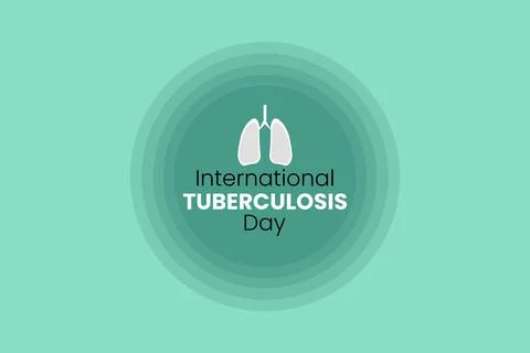 World tuberculosis day is designed to build public awereness Stock Illustration