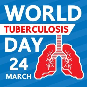 World tuberculosis day Stock Illustration