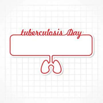 World Tuberculosis Day Vector Illustration Stock Illustration