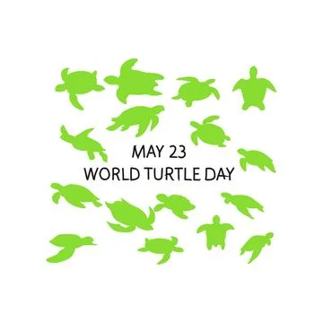 World Turtle Day Stock Illustration
