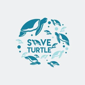 World Turtle Day Vector Template Design Illustration Stock Illustration