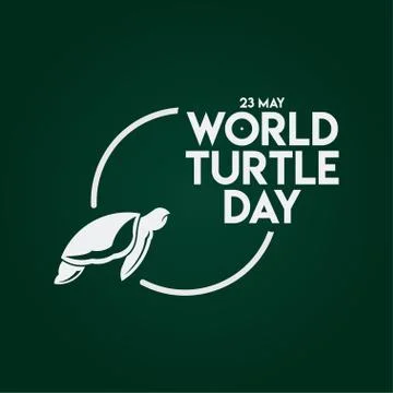 World Turtle Day Vector Template Design Illustration Stock Illustration