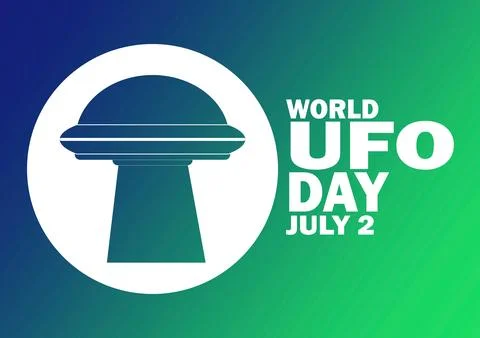 World UFO Day Stock-Illustration