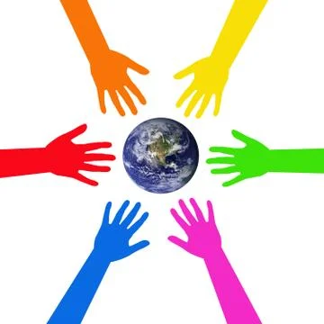 World unite 스톡 일러스트