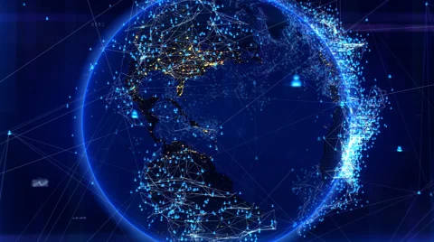 World users communications. Stock Footage 65988835