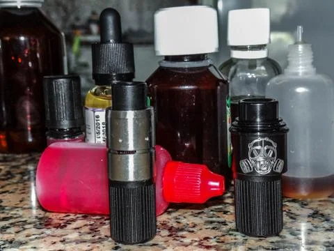 The world of vaping Stock Photos