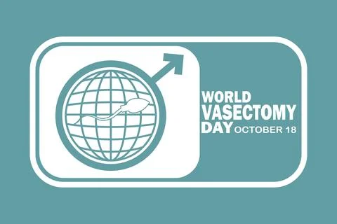 World Vasectomy Day Vector illustration Stock-Illustration
