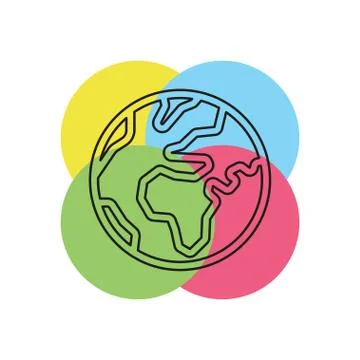 World vector icon Stock Illustration