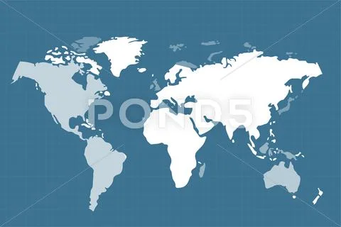 World vector map globe Earth texture ~ Clip Art #55262675