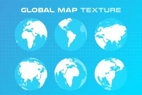 World vector map globe Earth texture 스톡 일러스트